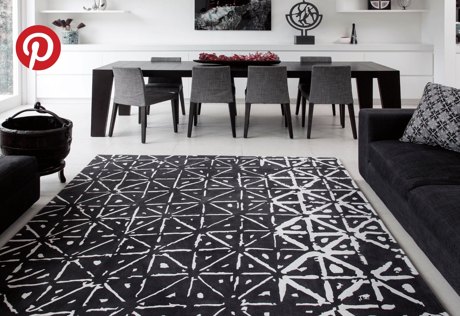 image of batik rug designed by Akira