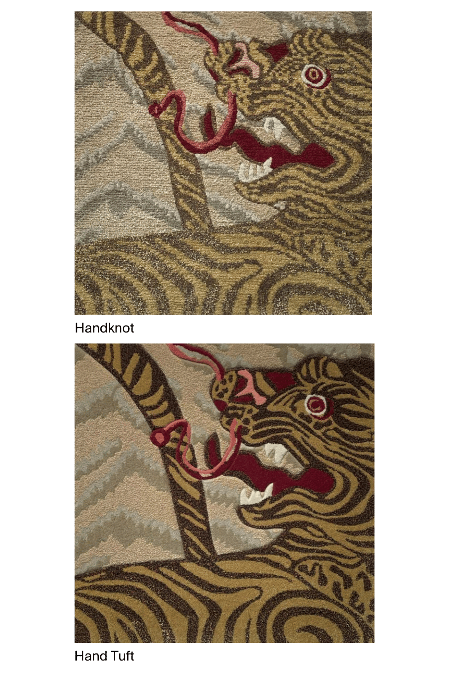 Designer Rugs-Catherine Martin-Tiger Knott Caramel-Samples-wr